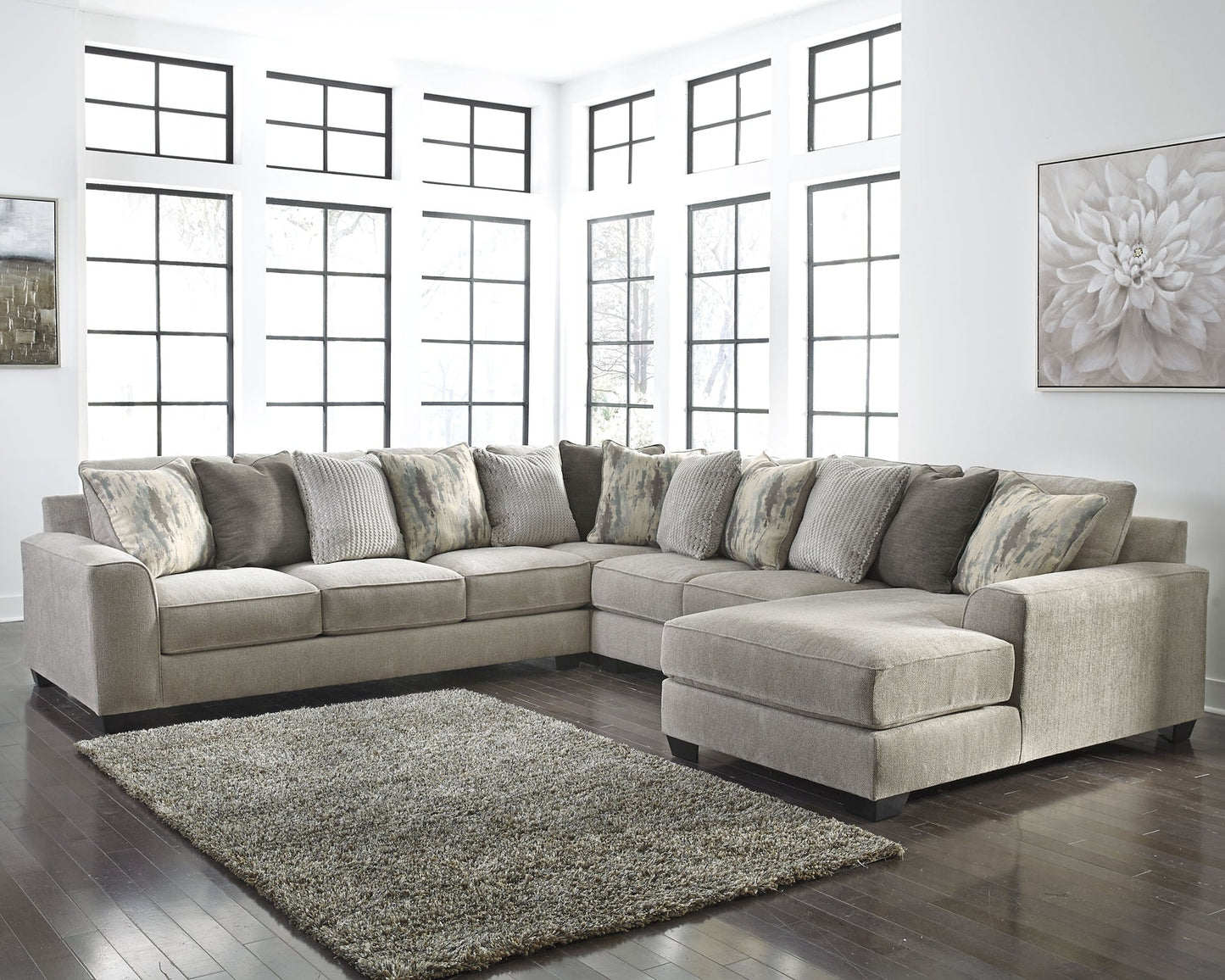 Ardsley 4-Piece Sectional with Ottoman at Towne & Country Furniture (AL) furniture, home furniture, home decor, sofa, bedding