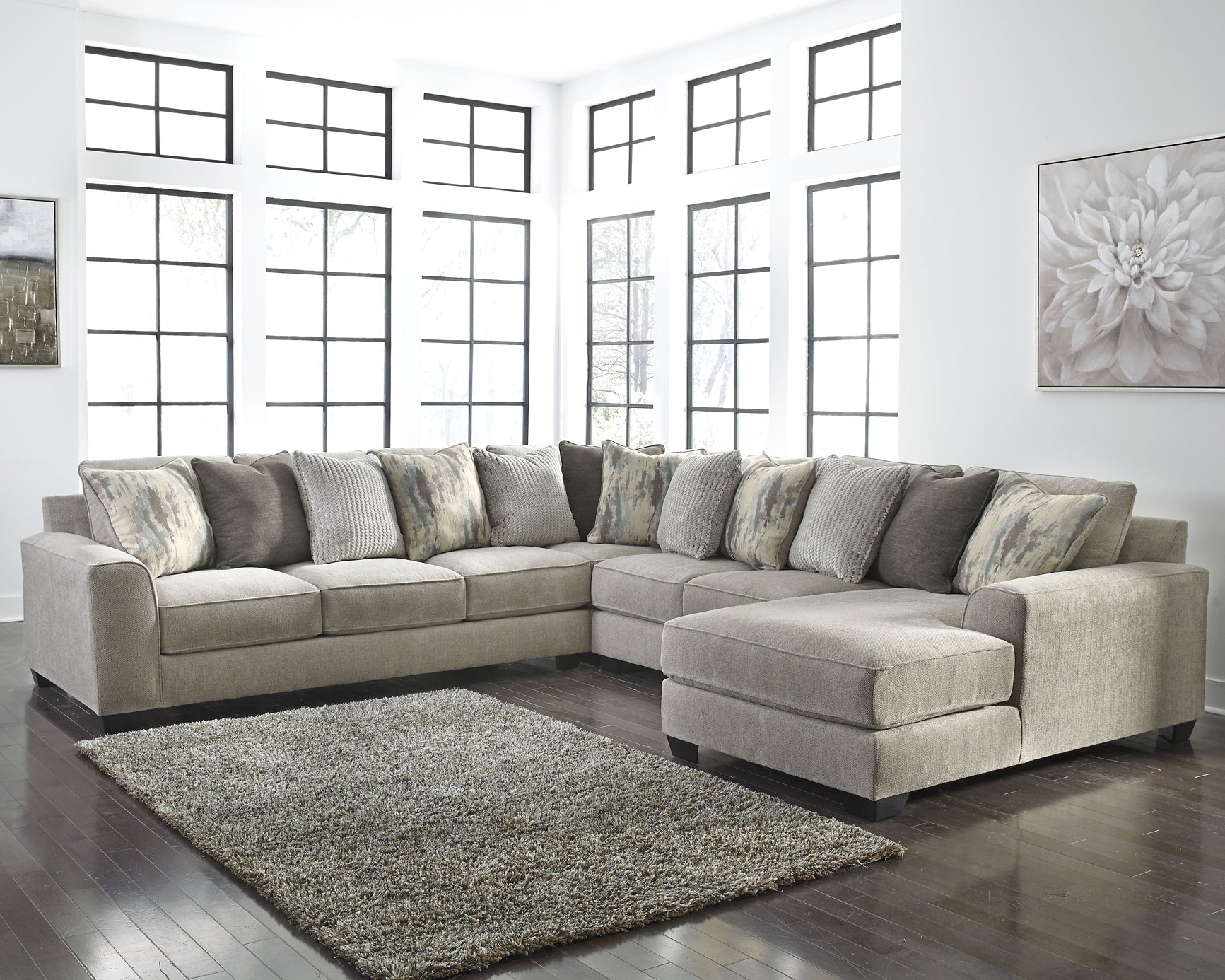 Ardsley 4-Piece Sectional with Ottoman at Towne & Country Furniture (AL) furniture, home furniture, home decor, sofa, bedding