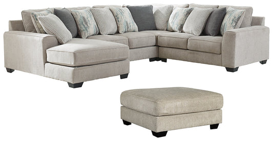 Ardsley 4-Piece Sectional with Ottoman at Towne & Country Furniture (AL) furniture, home furniture, home decor, sofa, bedding