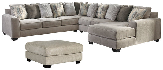 Ardsley 4-Piece Sectional with Ottoman at Towne & Country Furniture (AL) furniture, home furniture, home decor, sofa, bedding