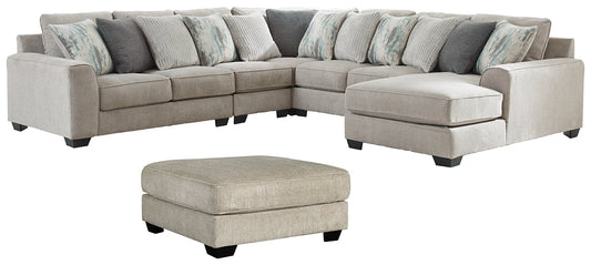 Ardsley 5-Piece Sectional with Ottoman at Towne & Country Furniture (AL) furniture, home furniture, home decor, sofa, bedding