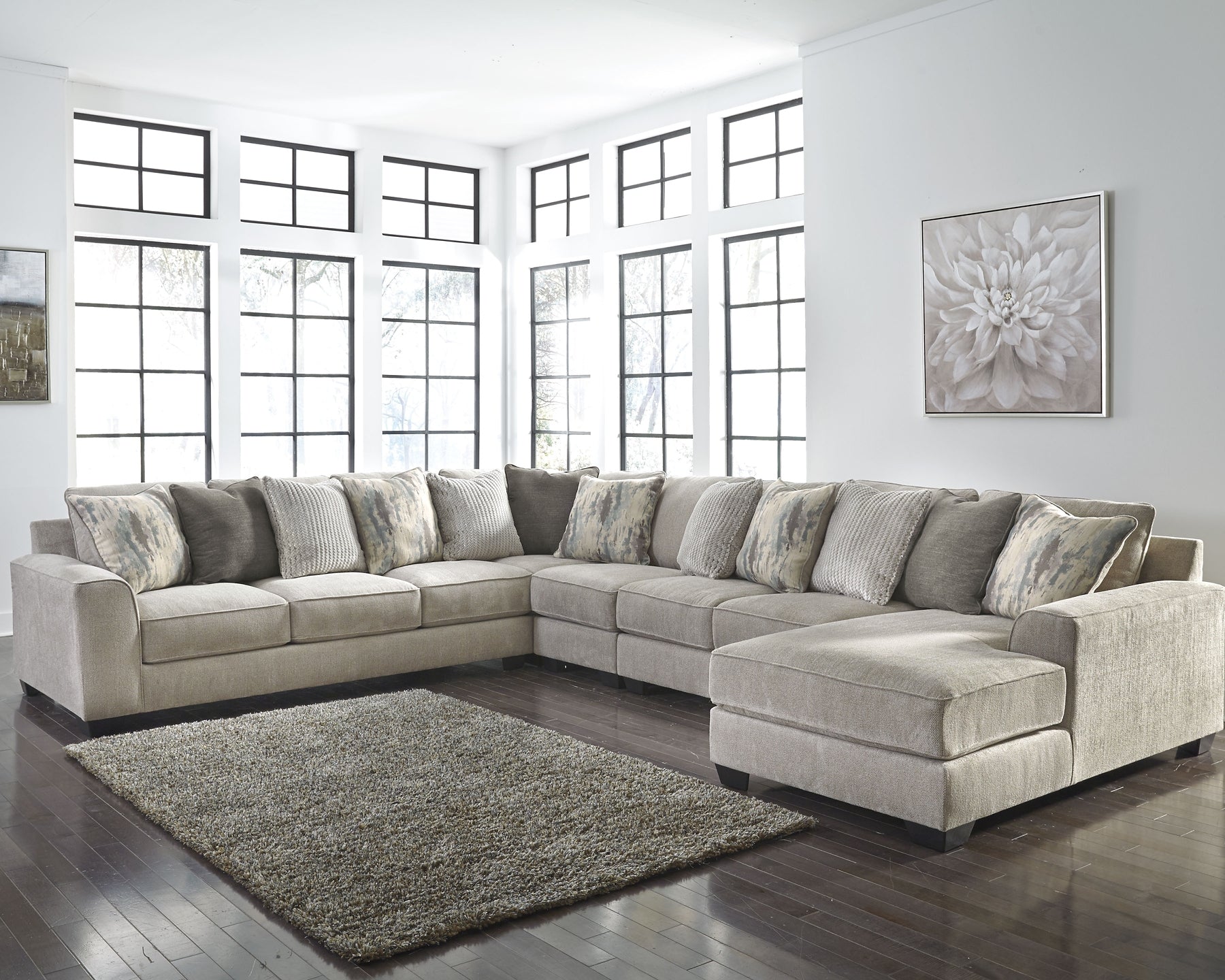 Ardsley 5-Piece Sectional with Ottoman at Towne & Country Furniture (AL) furniture, home furniture, home decor, sofa, bedding