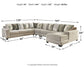 Ardsley 5-Piece Sectional with Ottoman at Towne & Country Furniture (AL) furniture, home furniture, home decor, sofa, bedding