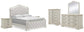 Arlendyne California King Upholstered Bed with Mirrored Dresser, Chest and 2 Nightstands at Towne & Country Furniture (AL) furniture, home furniture, home decor, sofa, bedding