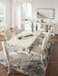 Arlendyne Dining Table and 8 Chairs at Towne & Country Furniture (AL) furniture, home furniture, home decor, sofa, bedding