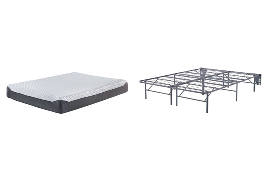 Ashley Express - 10 Inch Chime Elite Mattress with Foundation at Towne & Country Furniture (AL) furniture, home furniture, home decor, sofa, bedding
