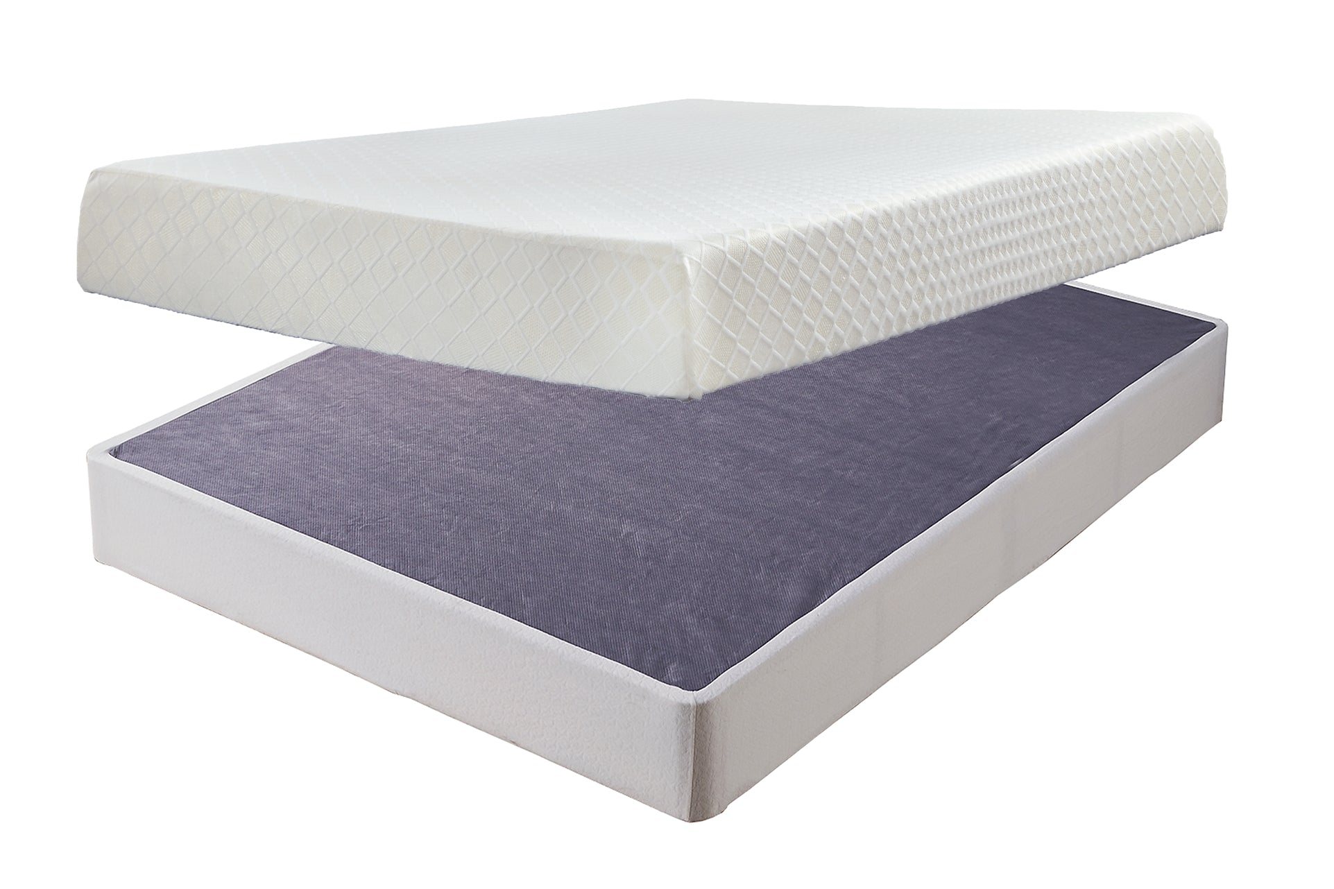 Ashley Express - 10 Inch Chime Memory Foam Mattress with Foundation at Towne & Country Furniture (AL) furniture, home furniture, home decor, sofa, bedding