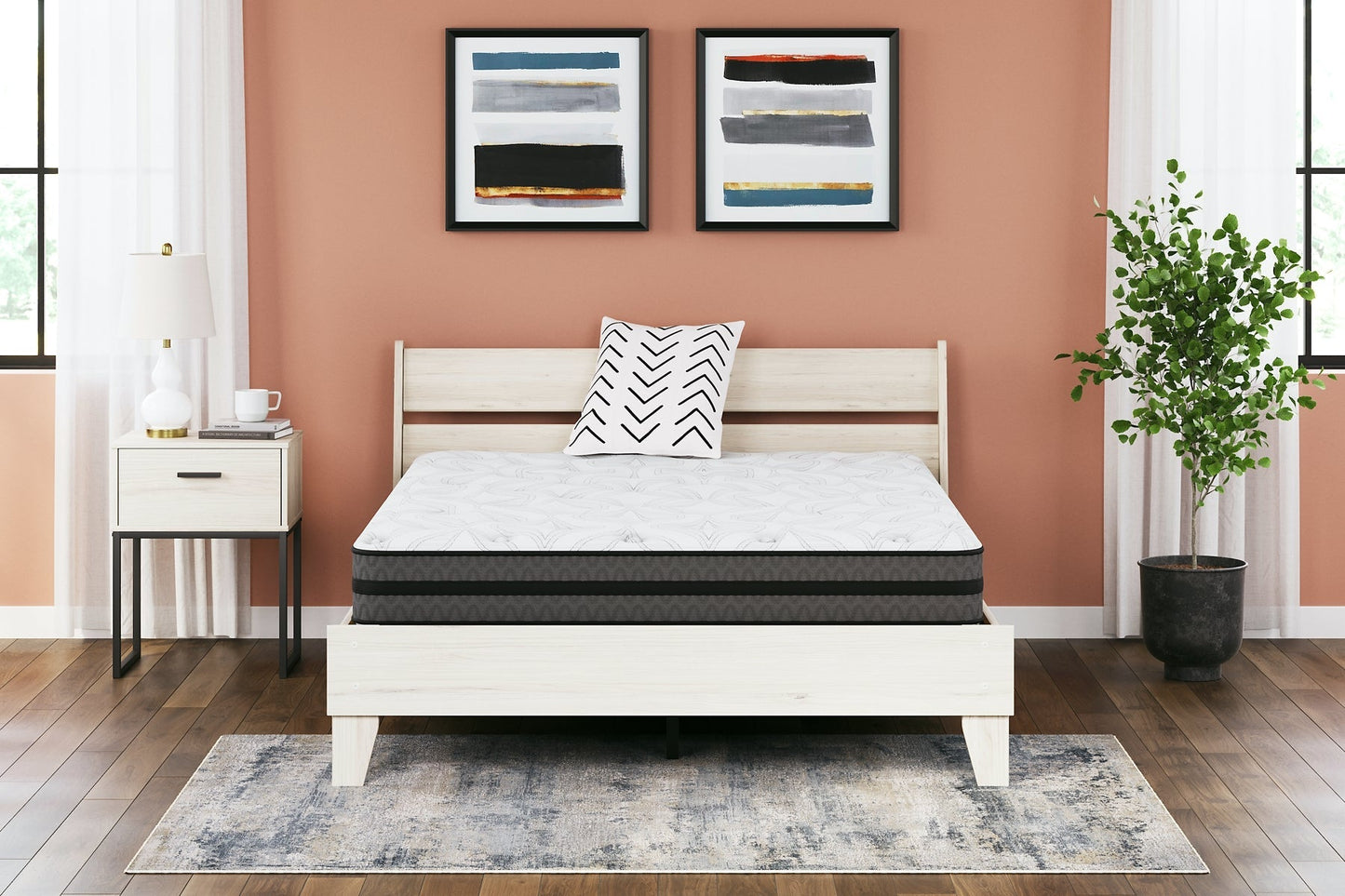 Ashley Express - 10 Inch Pocketed Hybrid Queen Mattress at Towne & Country Furniture (AL) furniture, home furniture, home decor, sofa, bedding