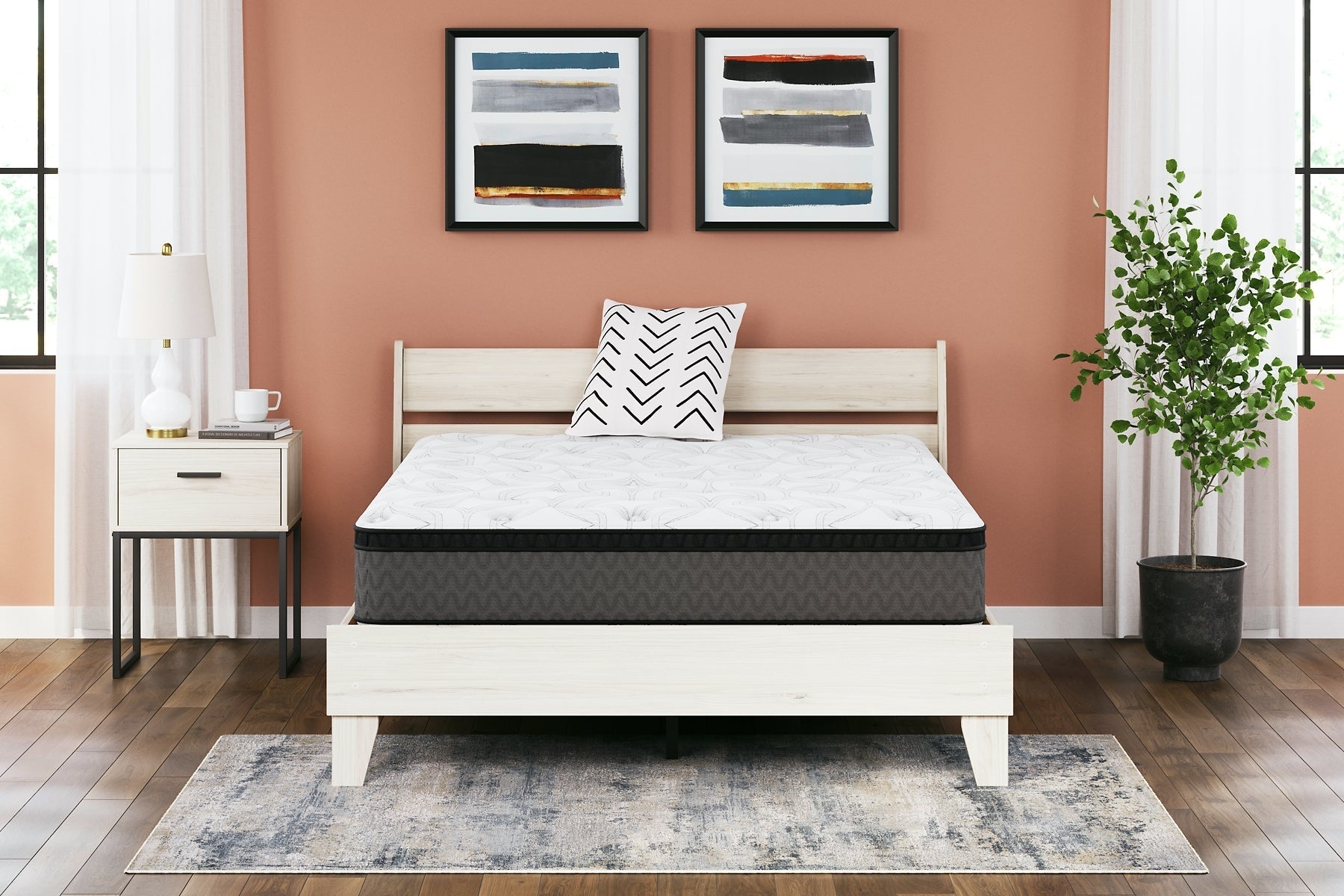 Ashley Express - 12 Inch Pocketed Hybrid King Mattress at Towne & Country Furniture (AL) furniture, home furniture, home decor, sofa, bedding