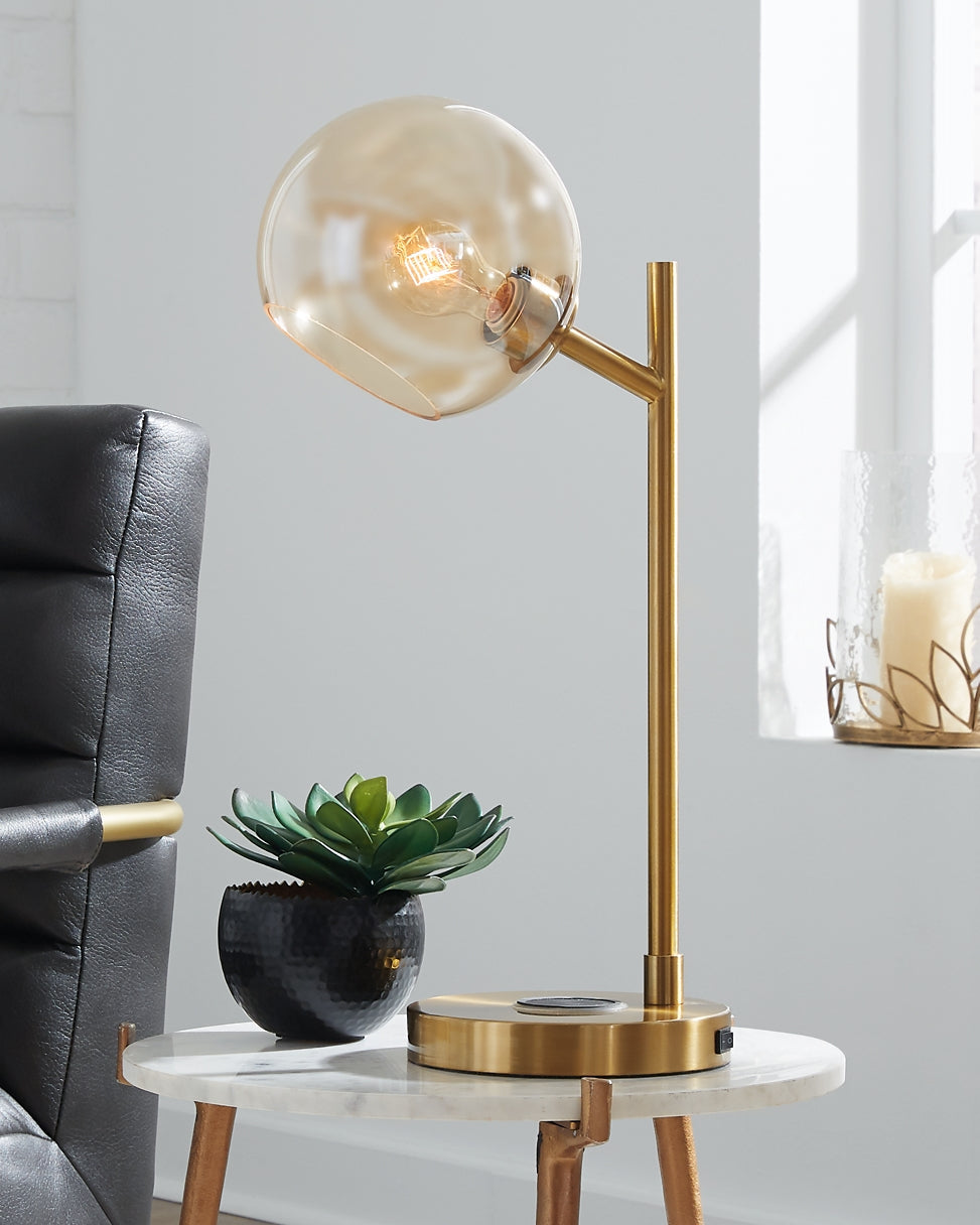 Ashley Express - Abanson Metal Desk Lamp (1/CN) at Towne & Country Furniture (AL) furniture, home furniture, home decor, sofa, bedding