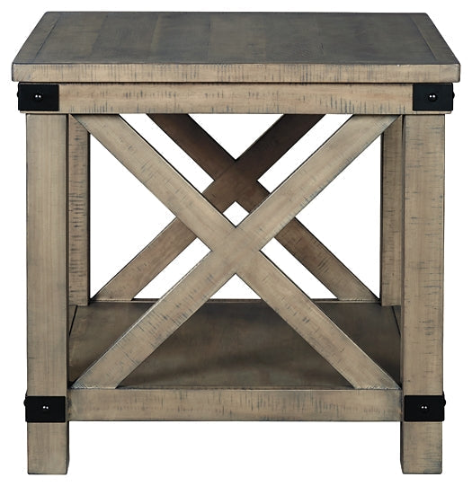 Ashley Express - Aldwin Rectangular End Table at Towne & Country Furniture (AL) furniture, home furniture, home decor, sofa, bedding