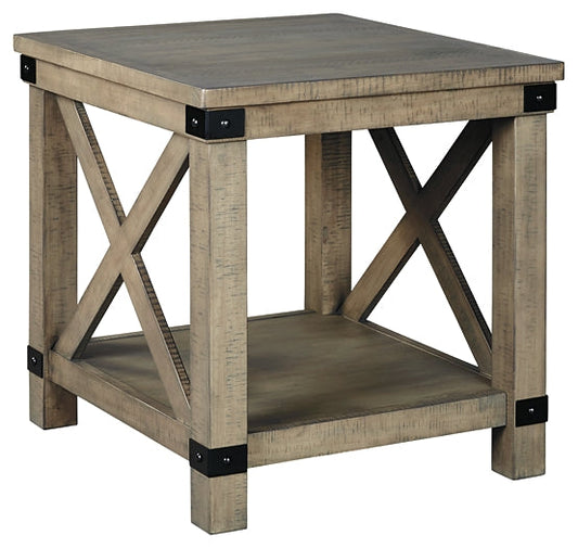 Ashley Express - Aldwin Rectangular End Table at Towne & Country Furniture (AL) furniture, home furniture, home decor, sofa, bedding