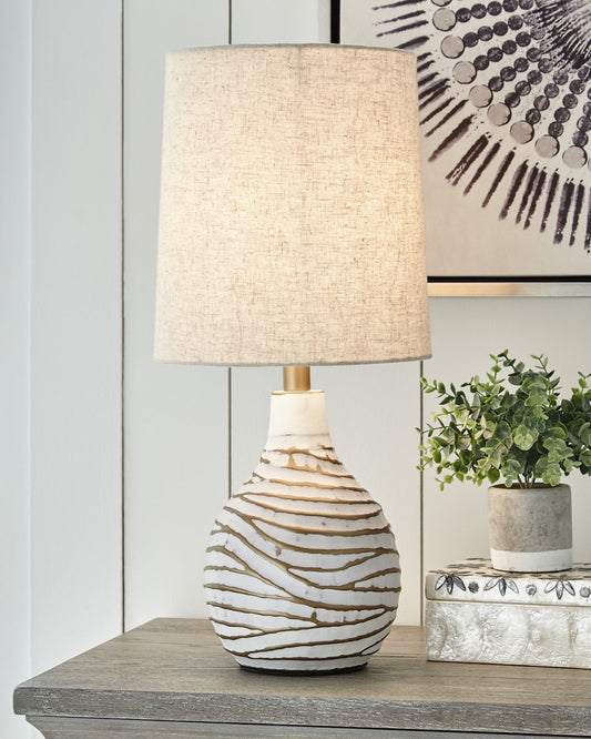 Ashley Express - Aleela Metal Table Lamp (1/CN) at Towne & Country Furniture (AL) furniture, home furniture, home decor, sofa, bedding