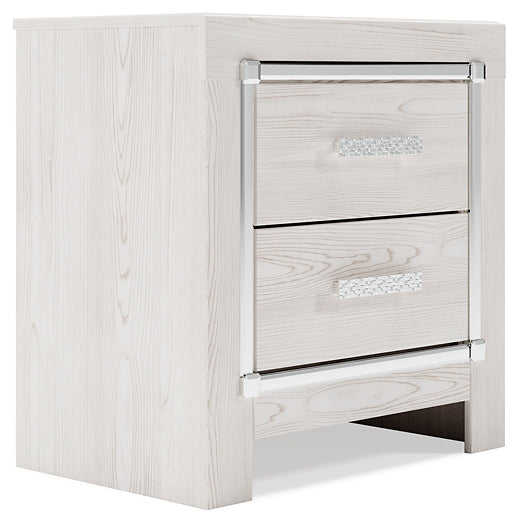 Ashley Express - Altyra Two Drawer Night Stand at Towne & Country Furniture (AL) furniture, home furniture, home decor, sofa, bedding