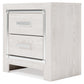 Ashley Express - Altyra Two Drawer Night Stand at Towne & Country Furniture (AL) furniture, home furniture, home decor, sofa, bedding