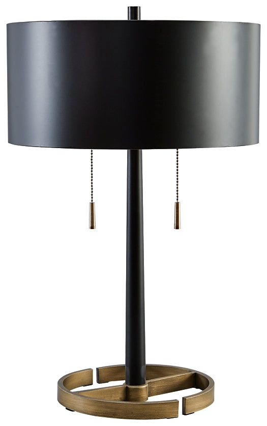 Ashley Express - Amadell Metal Table Lamp (1/CN) at Towne & Country Furniture (AL) furniture, home furniture, home decor, sofa, bedding