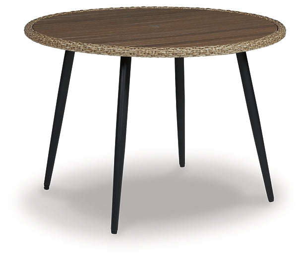 Ashley Express - Amaris Round Dining Table at Towne & Country Furniture (AL) furniture, home furniture, home decor, sofa, bedding