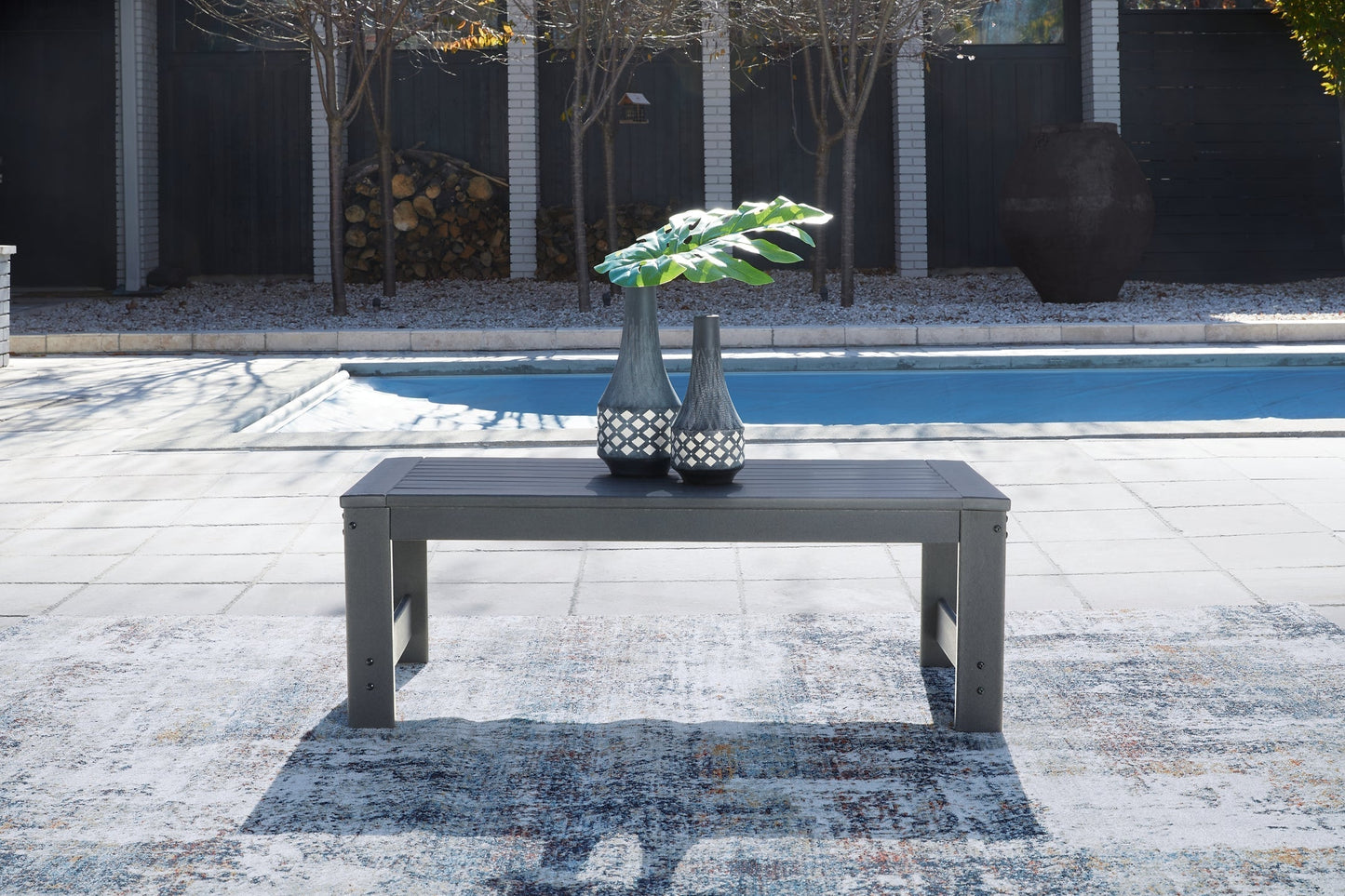 Ashley Express - Amora Outdoor Coffee Table with 2 End Tables at Towne & Country Furniture (AL) furniture, home furniture, home decor, sofa, bedding