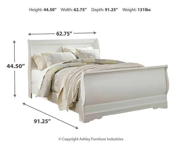 Ashley Express - Anarasia Queen Sleigh Bed at Towne & Country Furniture (AL) furniture, home furniture, home decor, sofa, bedding