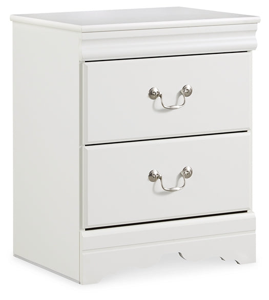 Ashley Express - Anarasia Two Drawer Night Stand at Towne & Country Furniture (AL) furniture, home furniture, home decor, sofa, bedding