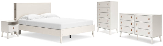 Ashley Express - Aprilyn Queen Bookcase Bed with Dresser, Chest and Nightstand at Towne & Country Furniture (AL) furniture, home furniture, home decor, sofa, bedding