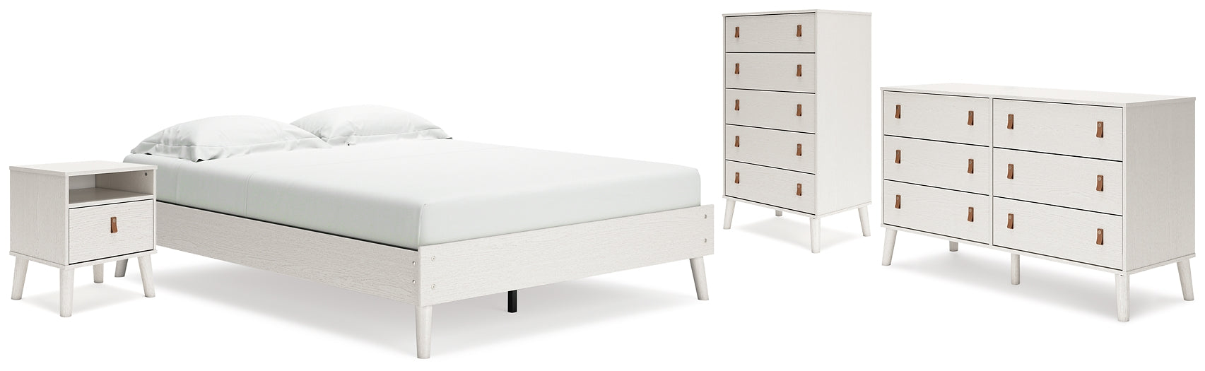 Ashley Express - Aprilyn Queen Platform Bed with Dresser, Chest and Nightstand at Towne & Country Furniture (AL) furniture, home furniture, home decor, sofa, bedding
