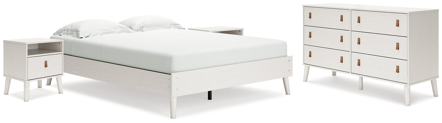 Ashley Express - Aprilyn Queen Platform Bed with Dresser and 2 Nightstands at Towne & Country Furniture (AL) furniture, home furniture, home decor, sofa, bedding