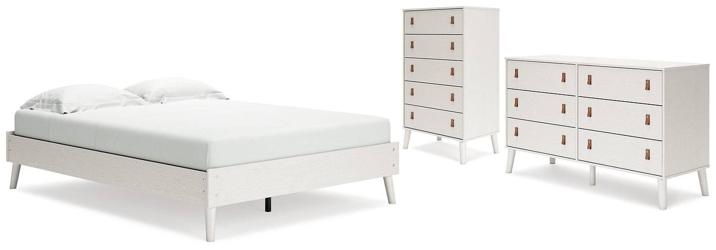 Ashley Express - Aprilyn Queen Platform Bed with Dresser and Chest at Towne & Country Furniture (AL) furniture, home furniture, home decor, sofa, bedding