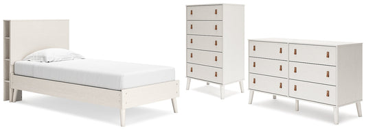 Ashley Express - Aprilyn Twin Bookcase Bed with Dresser and Chest at Towne & Country Furniture (AL) furniture, home furniture, home decor, sofa, bedding