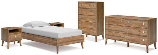 Ashley Express - Aprilyn Twin Platform Bed with Dresser, Chest and 2 Nightstands at Towne & Country Furniture (AL) furniture, home furniture, home decor, sofa, bedding