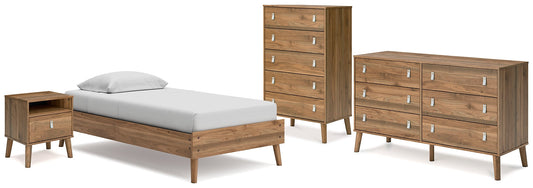 Ashley Express - Aprilyn Twin Platform Bed with Dresser, Chest and Nightstand at Towne & Country Furniture (AL) furniture, home furniture, home decor, sofa, bedding