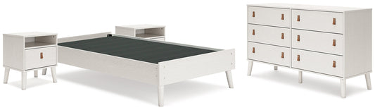 Ashley Express - Aprilyn Twin Platform Bed with Dresser and 2 Nightstands at Towne & Country Furniture (AL) furniture, home furniture, home decor, sofa, bedding