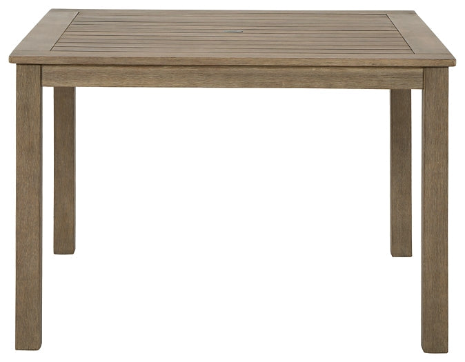 Ashley Express - Aria Plains Square Dining Table w/UMB OPT at Towne & Country Furniture (AL) furniture, home furniture, home decor, sofa, bedding