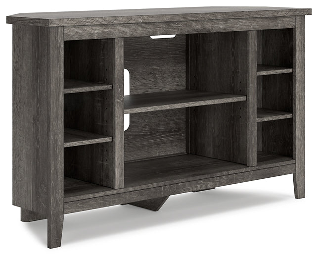 Ashley Express - Arlenbry Corner TV Stand/Fireplace OPT at Towne & Country Furniture (AL) furniture, home furniture, home decor, sofa, bedding