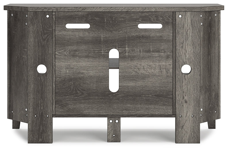 Ashley Express - Arlenbry Corner TV Stand/Fireplace OPT at Towne & Country Furniture (AL) furniture, home furniture, home decor, sofa, bedding