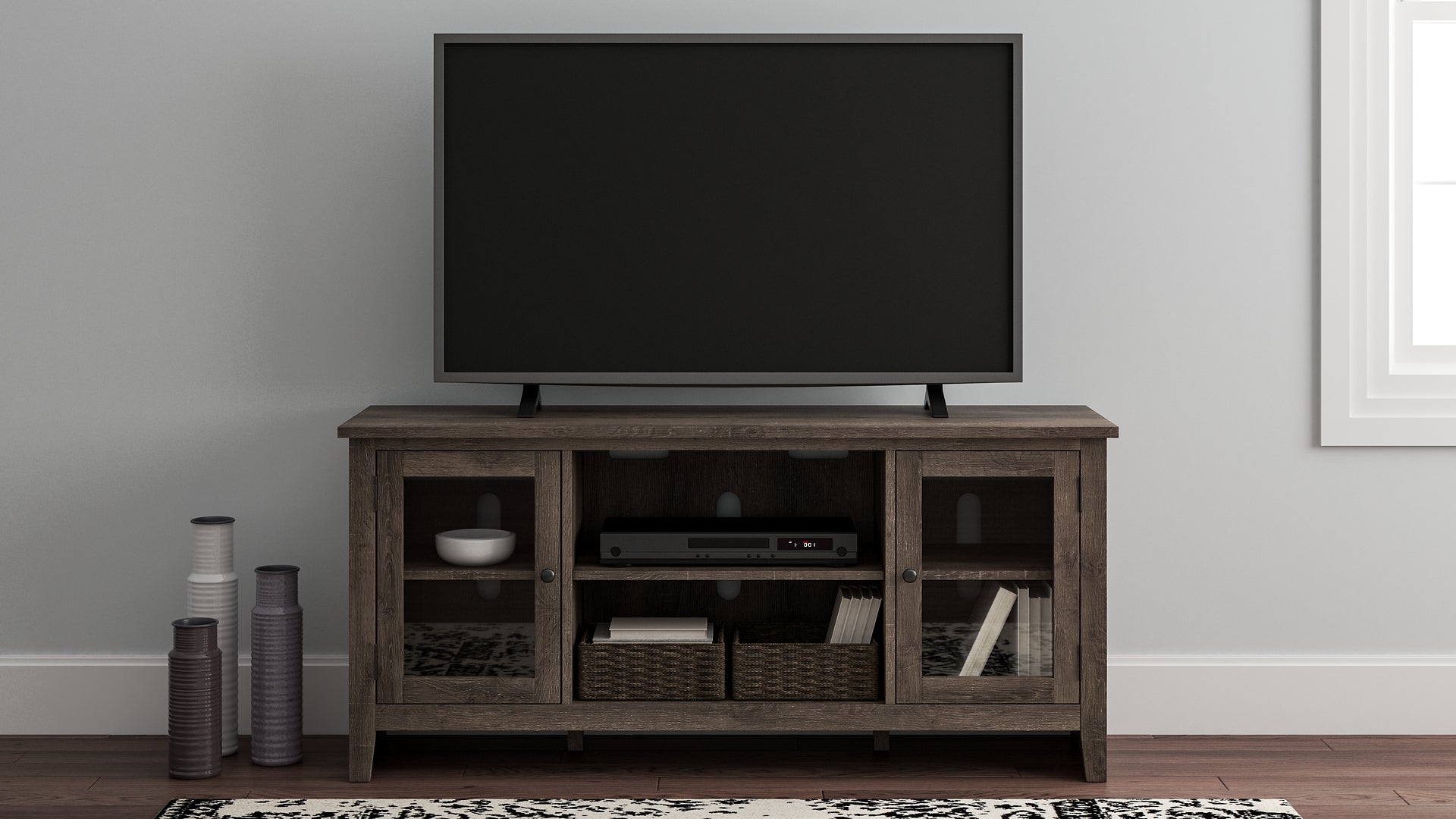 Ashley Express - Arlenbry LG TV Stand w/Fireplace Option at Towne & Country Furniture (AL) furniture, home furniture, home decor, sofa, bedding