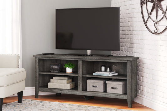 Ashley Express - Arlenbry Medium Corner TV Stand at Towne & Country Furniture (AL) furniture, home furniture, home decor, sofa, bedding