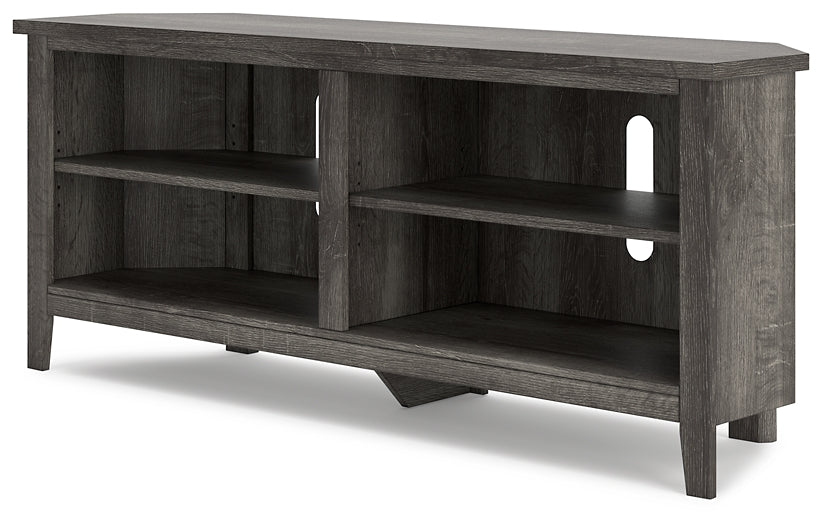 Ashley Express - Arlenbry Medium Corner TV Stand at Towne & Country Furniture (AL) furniture, home furniture, home decor, sofa, bedding