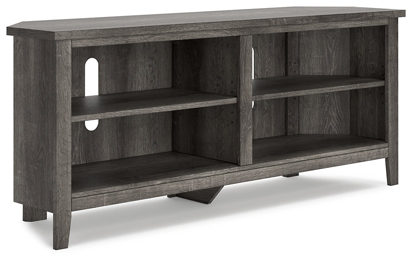 Ashley Express - Arlenbry Medium Corner TV Stand at Towne & Country Furniture (AL) furniture, home furniture, home decor, sofa, bedding