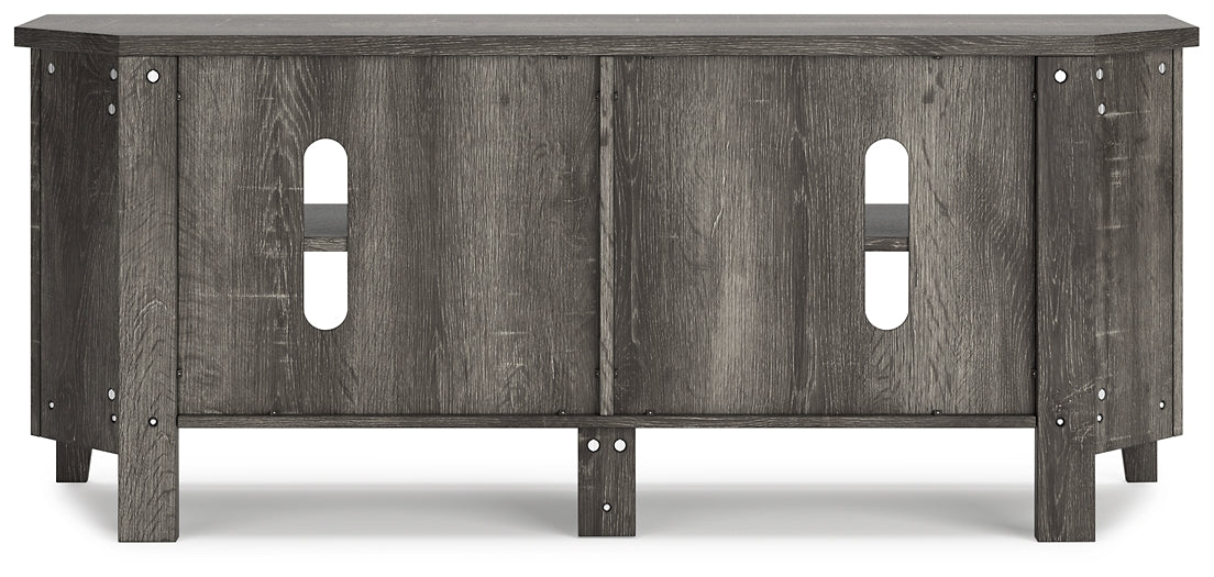 Ashley Express - Arlenbry Medium Corner TV Stand at Towne & Country Furniture (AL) furniture, home furniture, home decor, sofa, bedding