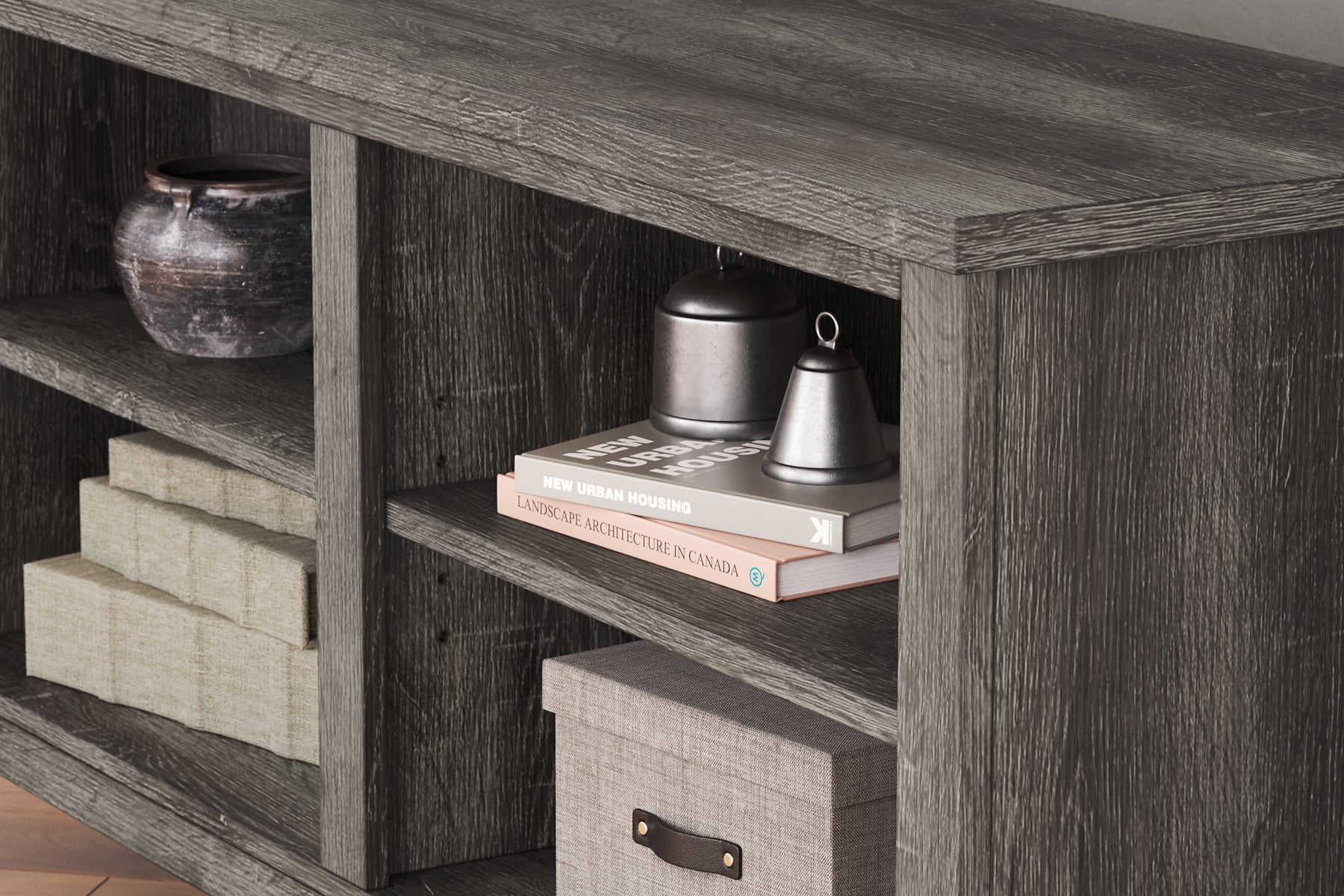 Ashley Express - Arlenbry Small Corner TV Stand at Towne & Country Furniture (AL) furniture, home furniture, home decor, sofa, bedding