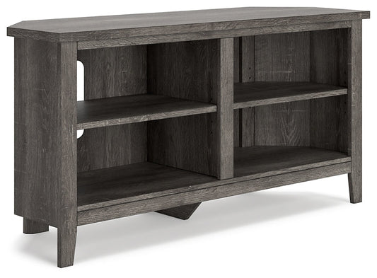 Ashley Express - Arlenbry Small Corner TV Stand at Towne & Country Furniture (AL) furniture, home furniture, home decor, sofa, bedding