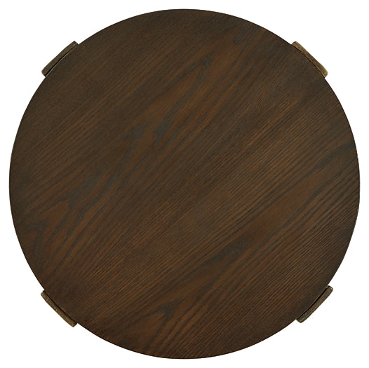 Ashley Express - Balintmore Round End Table at Towne & Country Furniture (AL) furniture, home furniture, home decor, sofa, bedding