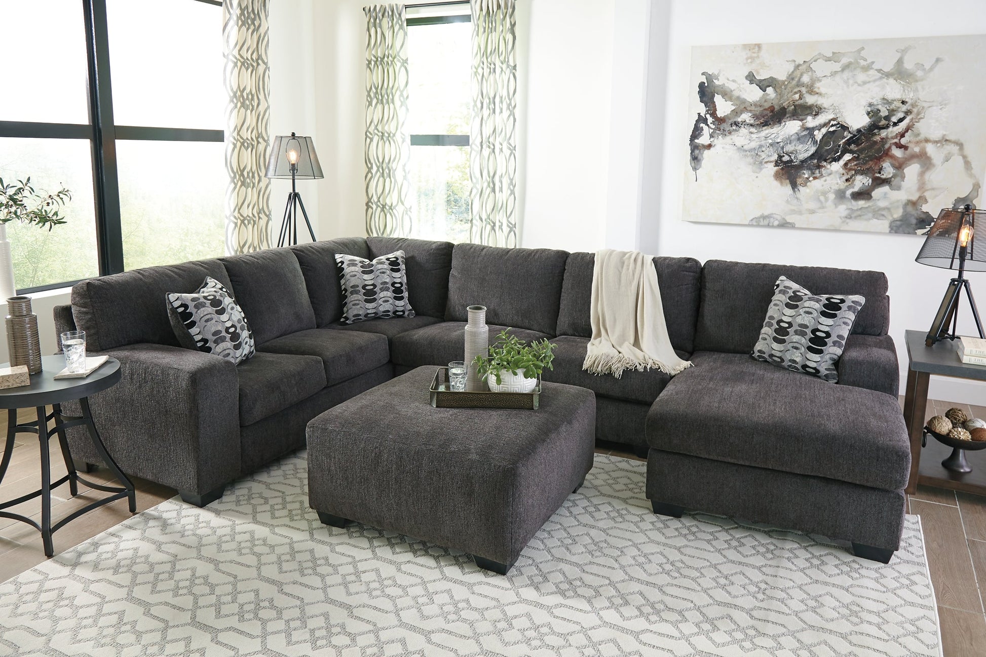 Ashley Express - Ballinasloe Oversized Accent Ottoman at Towne & Country Furniture (AL) furniture, home furniture, home decor, sofa, bedding