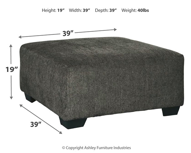Ashley Express - Ballinasloe Oversized Accent Ottoman at Towne & Country Furniture (AL) furniture, home furniture, home decor, sofa, bedding