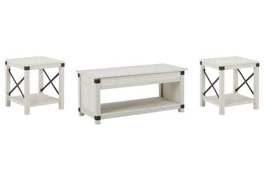 Ashley Express - Bayflynn Coffee Table with 2 End Tables at Towne & Country Furniture (AL) furniture, home furniture, home decor, sofa, bedding