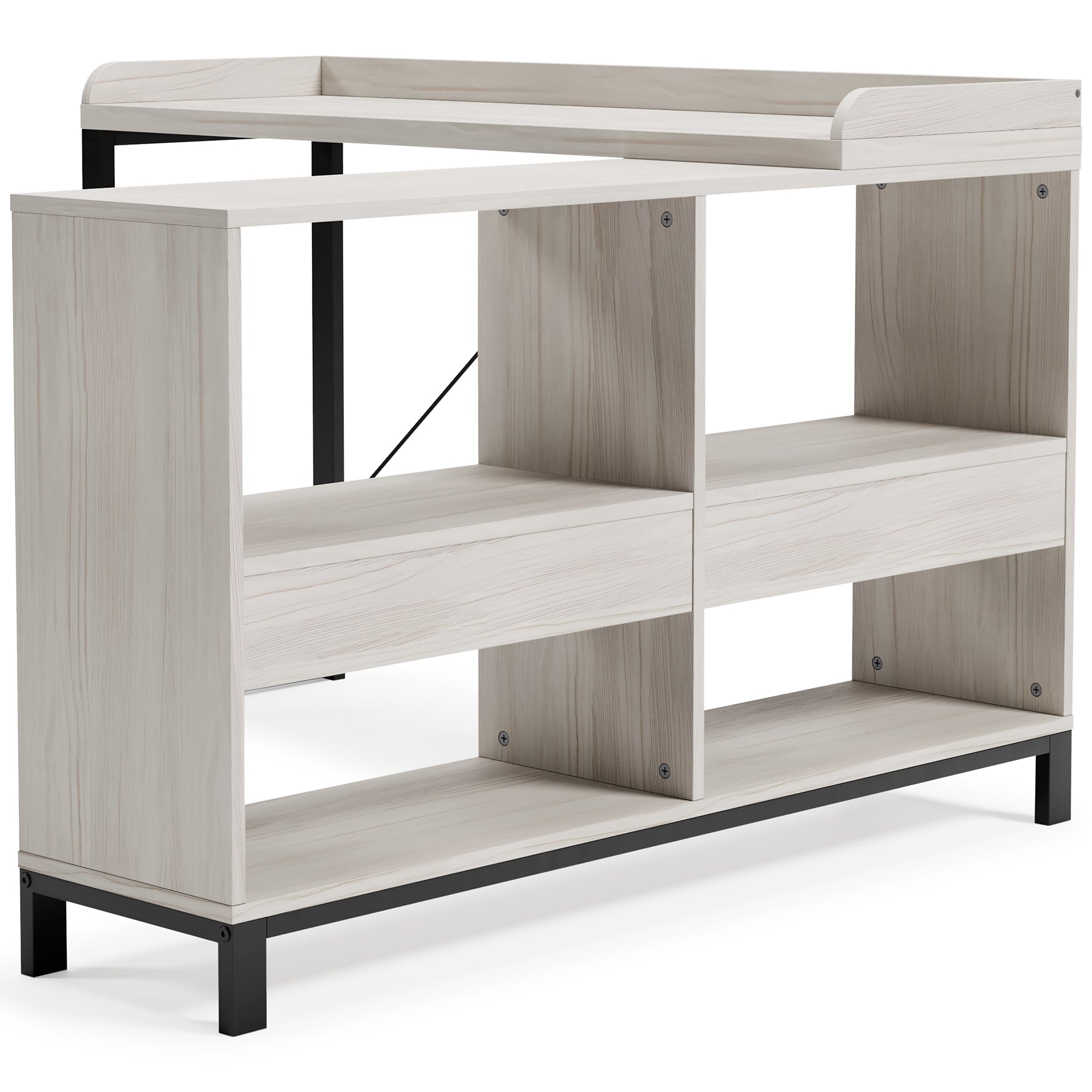 Ashley Express - Bayflynn L-Desk at Towne & Country Furniture (AL) furniture, home furniture, home decor, sofa, bedding