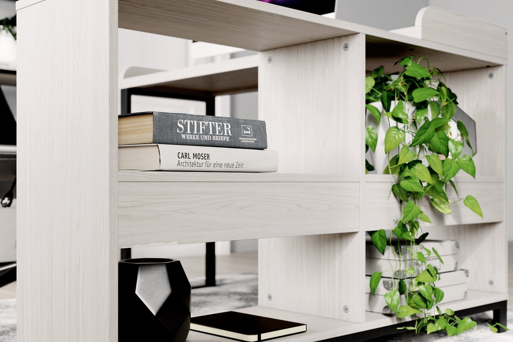 Ashley Express - Bayflynn L-Desk at Towne & Country Furniture (AL) furniture, home furniture, home decor, sofa, bedding