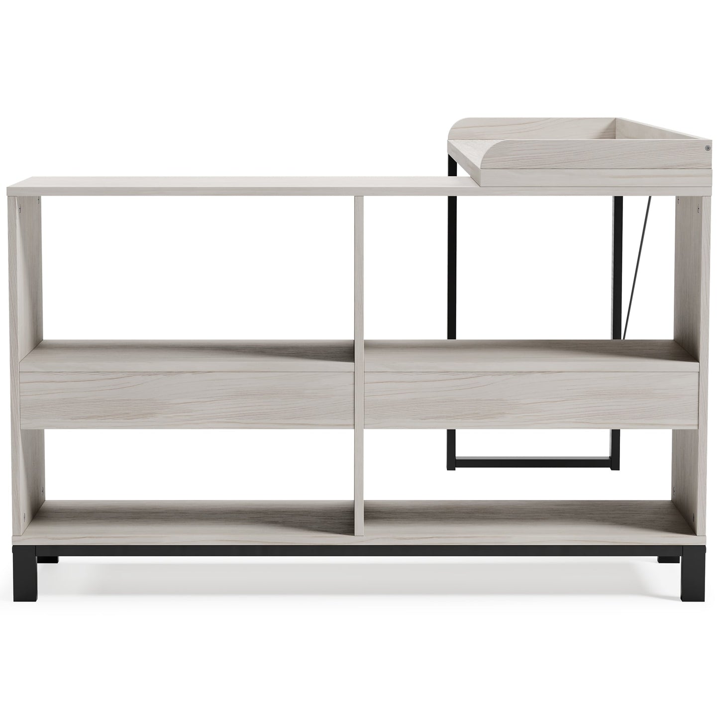 Ashley Express - Bayflynn L-Desk at Towne & Country Furniture (AL) furniture, home furniture, home decor, sofa, bedding
