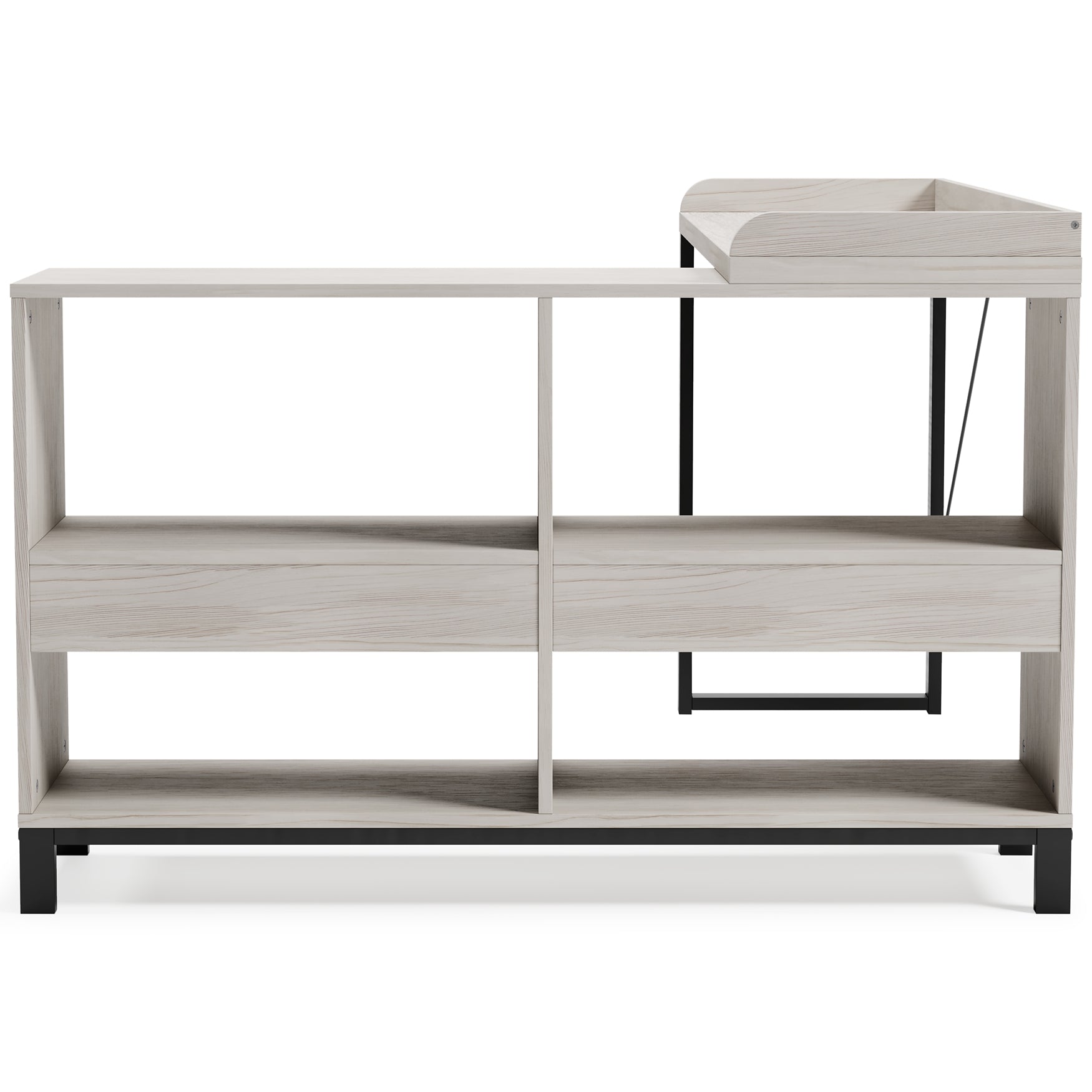 Ashley Express - Bayflynn L-Desk at Towne & Country Furniture (AL) furniture, home furniture, home decor, sofa, bedding